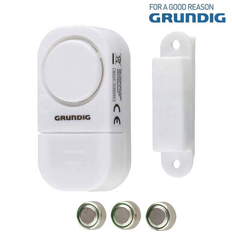 X Grundig Alarm Do Drzwi Okien Okna Czujka Szt