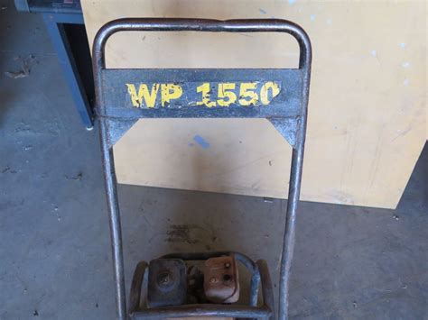 Wacker WP 1550 Plate Compactor Tamper - Oahu Auctions