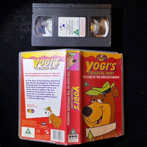 Yogi's Treasure Hunt - The Case of the Hopeless Diamond (1994) Hanna-Barbera UK VHS Videotape ...