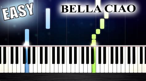 Bella Ciao Easy Piano Tutorial By Plutax Youtube