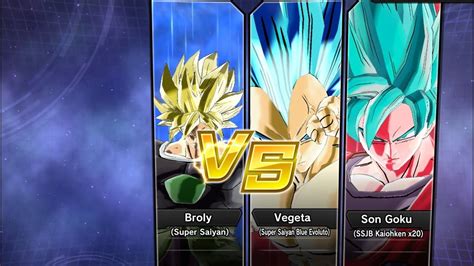 Xenoverse Requested Match Pc Broly Super Saiyan Vs Vegeta Ssjb