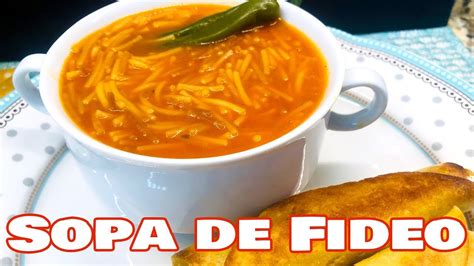 Sopa De Fideo Youtube