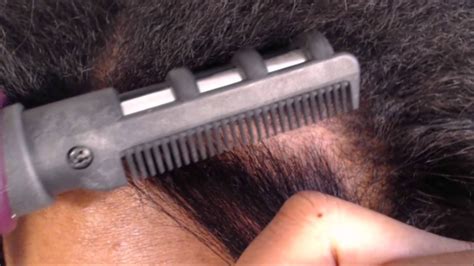 Hot N Silky Root Straightening Comb Review And Demonstration Natural