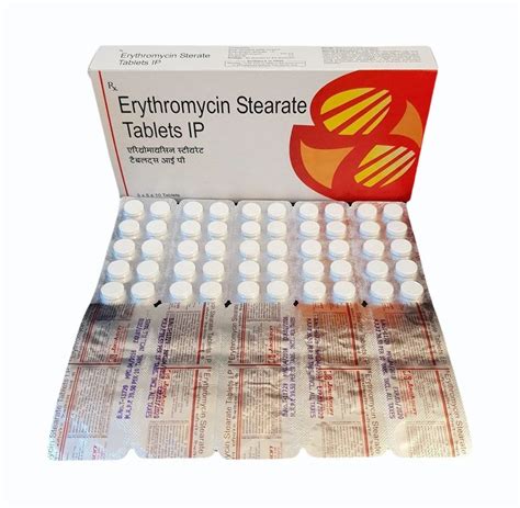 Erythromycin Stearate Tablets I P Strength 250 Mg At Rs 9750 Box In