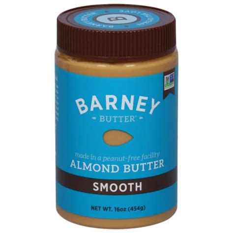 Barney Butter Nut Butter Almond Smooth 16 Oz Case Of 6 16 OZ Each