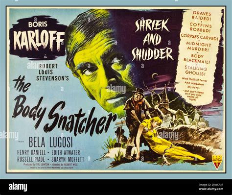 Congestione Metro Comfort The Body Snatcher 1945 Appiccicoso Cappella Auto