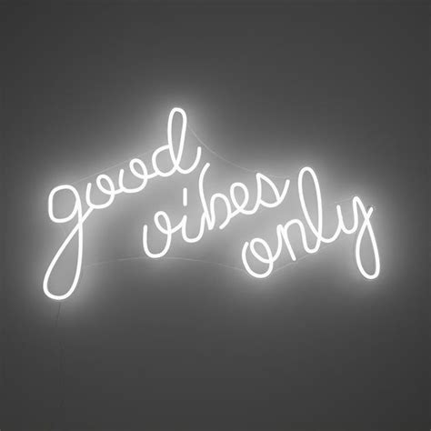 Good Vibes Only Led Neon Sign Artofit