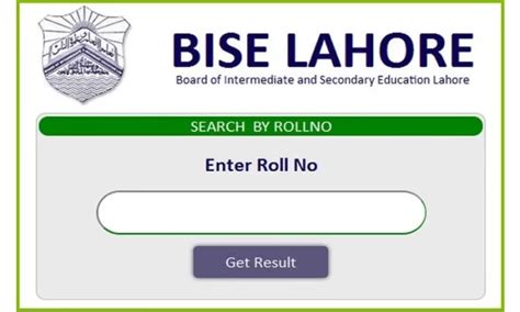 10th Class Result Bise Lahore Board Search By Name Pk