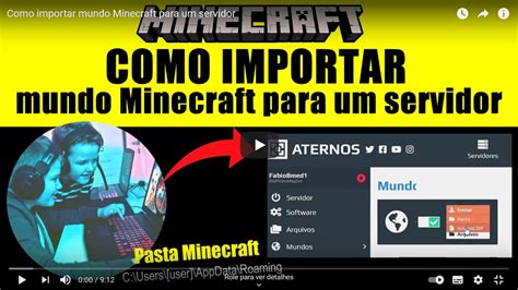 Como Importar Mundo Minecraft Para Um Servidor Aternos