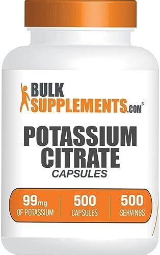 Potassium Citrate Capsules Potassium Supplement Potassium