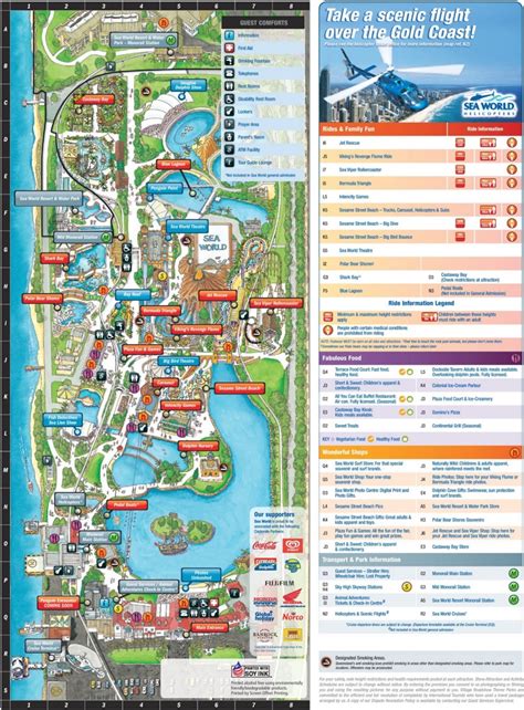 Gold Coast Sea World Park map - Ontheworldmap.com