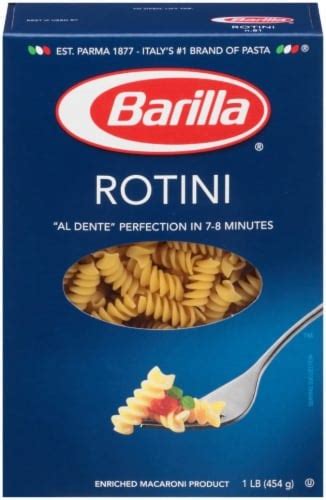 Barilla Rotini Pasta 16oz Pack Of 24 24 Packs Kroger