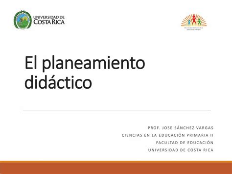 Pdf El Planeamiento Did Ctico S E Dd Jimcontent