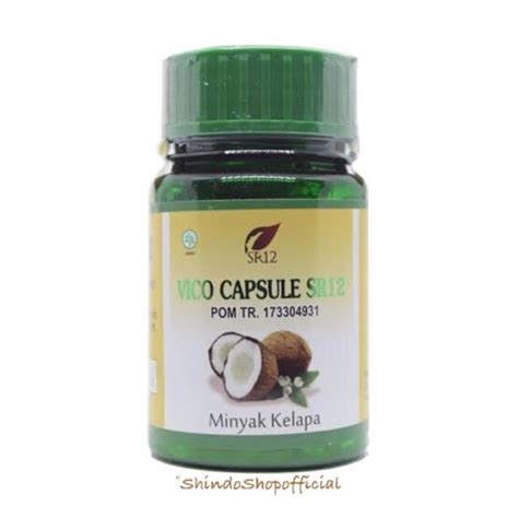 Jual SR12 VICO KAPSUL VIRGIN COCONUT OIL ISI 100 Kapsul Shopee Indonesia