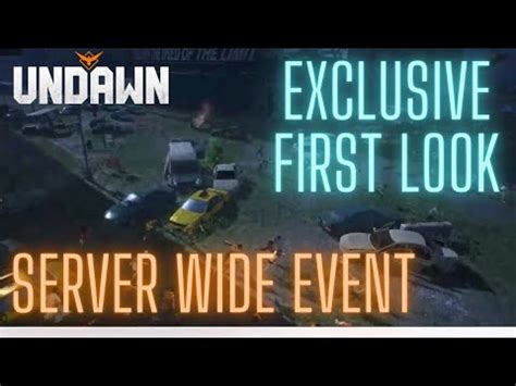 EXCLUSIVE NEW Server Event Sneak Peak Undawn YouTube