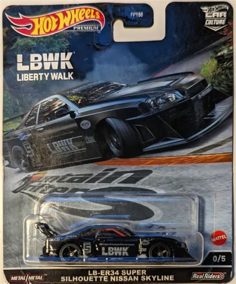 HOT WHEELS LIBERTY Walk LB ER34 Super Silhouette Nissan Skyline Chase 0