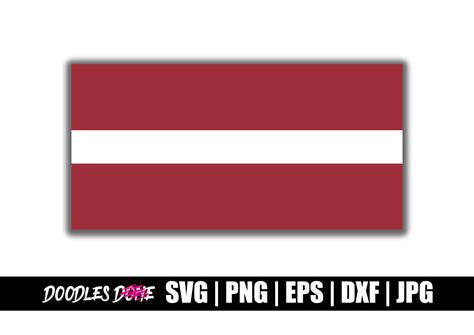 Latvia Flag Svg Graphic By Doodlesdone · Creative Fabrica