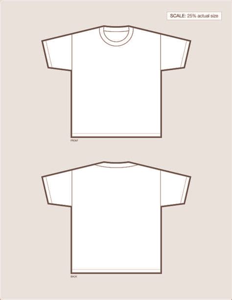 1-Page T-Shirt Design Template • iWorkCommunity