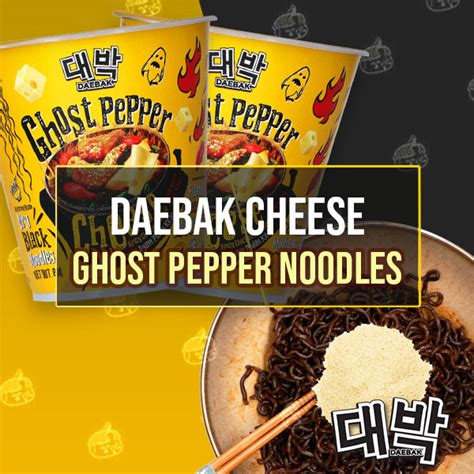 Daebak Ghost Pepper Cheese Spicy Chicken Flavour Noodles Fred And Josh