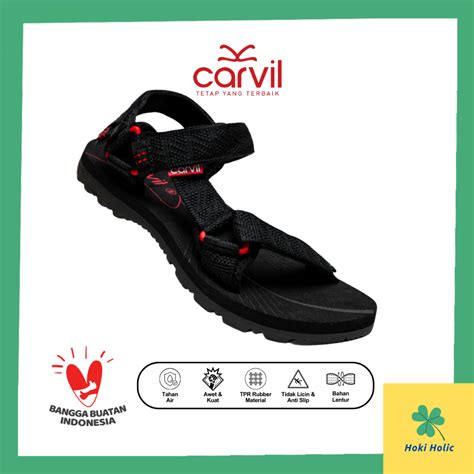 Jual Sandal Gunung Pria Carvil Sepatu Sandal Pria Gunung Carvil