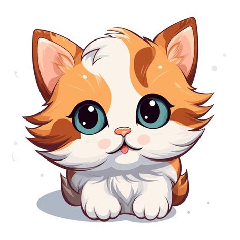 Premium Vector Cute Cat Vector Illustration