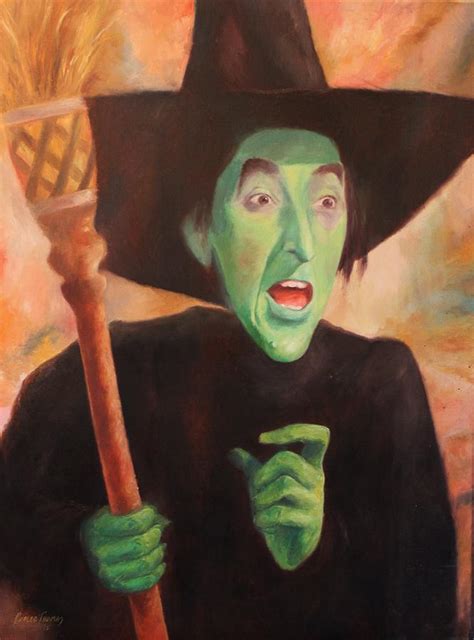 The Wicked Witch Of The West Painting By Caleb Thomas Pixels