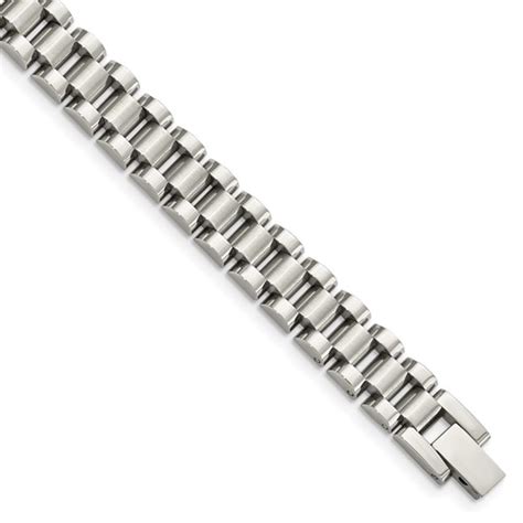 Chisel Stainless Steel Brushed and Polished Bracelet | Chisel Jewelry ...