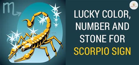 Scorpio Lucky Color, Scorpio Lucky Number ,Scorpio Lucky Stone – 2020