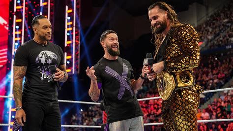 Seth Freakin Rollins Finn Bálor and Damian Priest Monday Night Raw