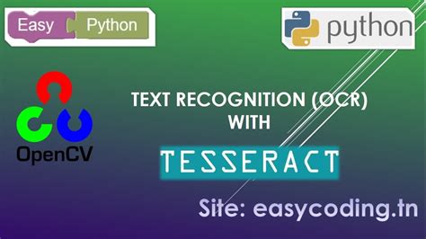 Easy Opencv Tutorial Text Recognition Ocr With Tesseract Youtube Hot