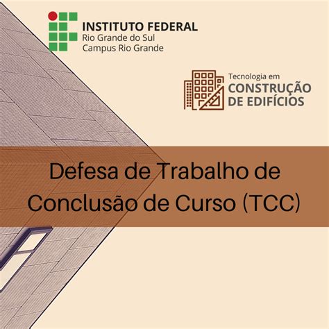 Coordenação do Curso de Tecnologia em Construção de Edifícios convida