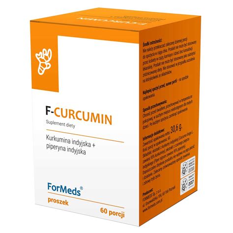 Formeds F Curcumin Kurkumina Kurkuma Piperyna Porcji Proszek