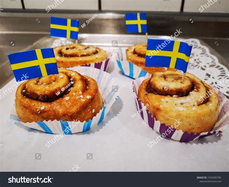 Typical Swedish Cinnamon Rolls Kanelbulle Ikea Stock Photo 1534305785 ...