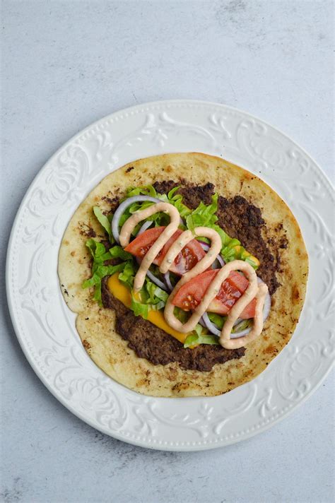 Smashed Tortilla Burger
