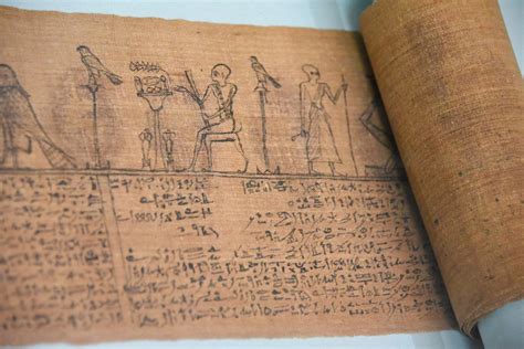 Hieratic Book Of The Dead Of Padimin Illustration Ancient History