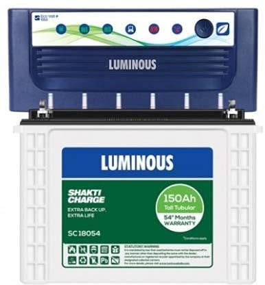 Buy Luminous Inverter Battery Combo For Home Office Shops Eco