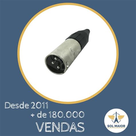 Kit 2 Conector Santo Angelo Xlr Linha Macho Sa2x Niquelado MercadoLivre