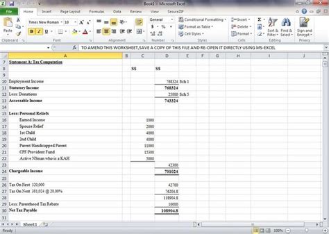 Income Tax Calculation Excel Sheet Free Download Gaibeach