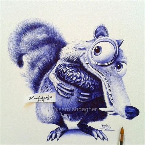 Scrat by samiahdagher on DeviantArt