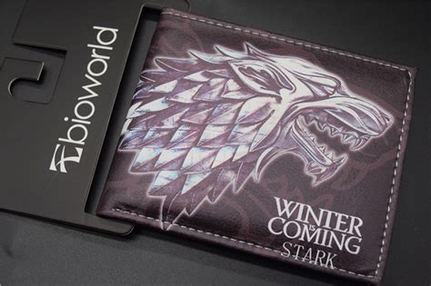 กระเป๋าสตางค์หนัง Pu ลายสัญลักษณ์ตระกูล สตาร์ค Stark จาก Game Of Thrones Got0001