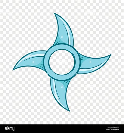 Ninja Shuriken Star Weapon Icon Cartoon Style Stock Vector Image Art