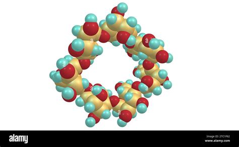 Cyclodextrin Is A Heptasaccharide Derived From Glucose Stock Photo Alamy