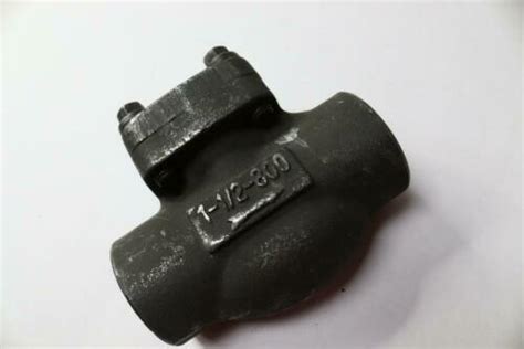 Warren 316 SS Swing Check Valve 1 800 Socket Weld Fig 803hf S For