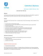 Bsbops Assessment Task Docx Canterbury Business College Cricos