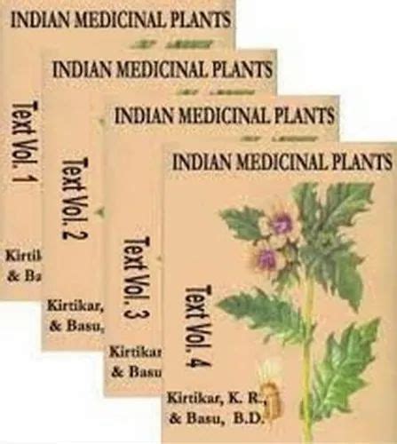 English Indian Medicinal Plants By Kirtikar And Basu In 8 Volumes