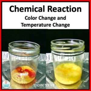 Chemical Reaction With a Color Change