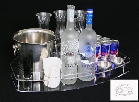 Vip Bottle Service Serving Tray Delux Bottle Service Bottle