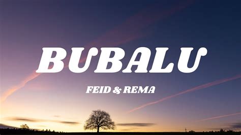 Feid Rema Bubalu Letra Lyrics Youtube