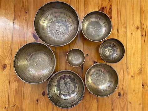 Professionally Tuned Singing Bowl Chakra Set Chakra Healing Etsy