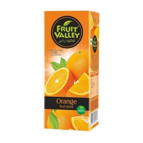 Fruit Valley Orange Drink Packaging Type Tetrapack Packaging Size